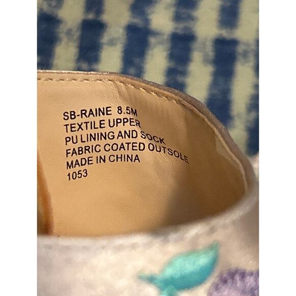 Betsey Johnson Viven Floral Embroidered Strappy Heels - Picture 5 of 7